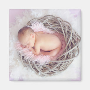 Personalize this Baby Photo Magnet