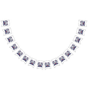 Personalize This Beer Pong Logo Bunting Flags