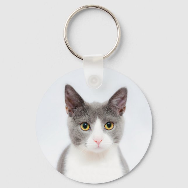 Personalize this Cute Cat Key Chain with your Cat (Front)
