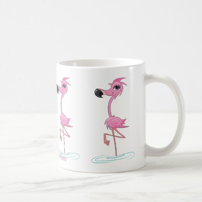 Personalize This Fun Flamingo Mug (Right)