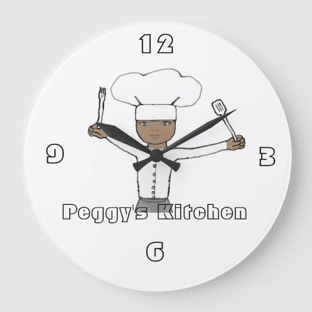 Personalize this kitchen Wall Clock (Front)