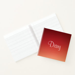 Personalize This Little Diary Notebook