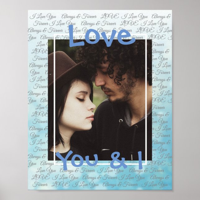 Personalize this "Love" Poster with Your Picture (Front)