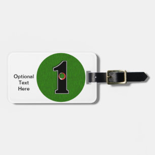 Personalize this Lucky Golfer Hole in One Design! Luggage Tag