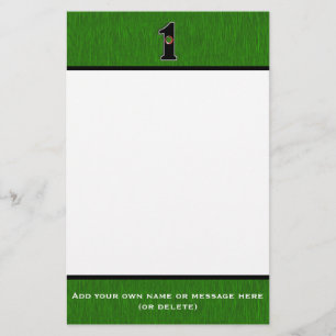 Personalize this Lucky Golfer Hole in One Design!  Stationery