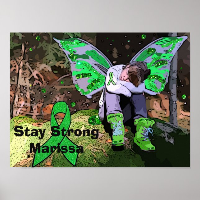 Personalize this Lyme Disease Warrior  poster (Front)