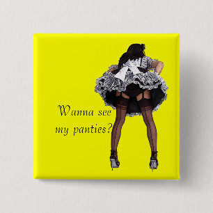 Personalize this Maid Button