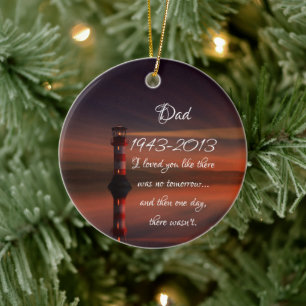 Personalize this Memorial, In Memory, Ceramic Ornament