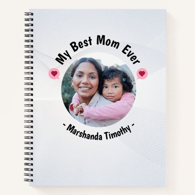 Personalize This Notebook Love Letter for Your Mom (Front)