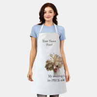 Personalize this Polish Chicken Apron im-PECK-able