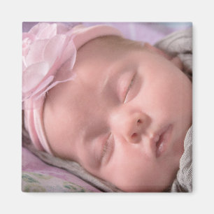 Personalize this Pretty Baby Photo Magnet
