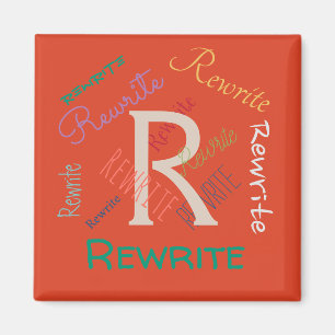 Personalize this template, family name, magnet