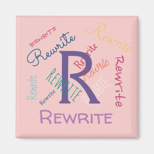 Personalize this template, family name, magnet