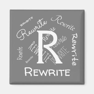 Personalize this template, family name, magnet