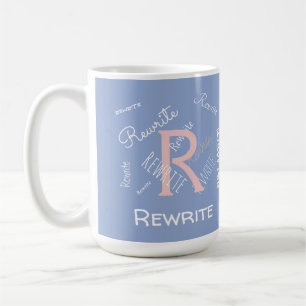 Personalize this template, MONOGRAM, FAMILY, NAME, Coffee Mug