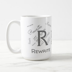 Personalize this template, MONOGRAM, FAMILY, NAME, Coffee Mug