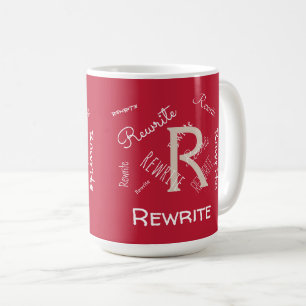 Personalize this template, MONOGRAM, NAME, Coffee Coffee Mug