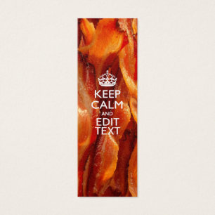 Personalize This with Keep Calm and Sizzling Bacon
