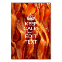 Personalize This with Keep Calm and Sizzling Bacon