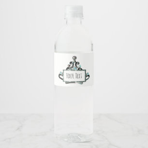 Personalize Tiara Water Bottle Label