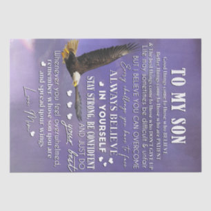 Personalize To My Son From Love Mom Gift Tissue Paper