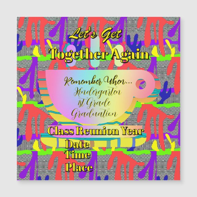 Personalize Together Again Class Reunion  (Front)