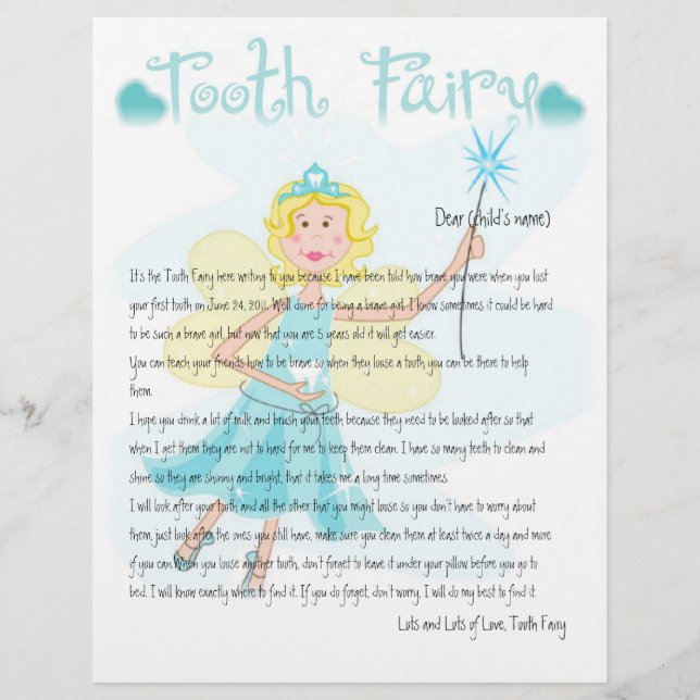 Personalize Tooth Fairy Magic (Front)