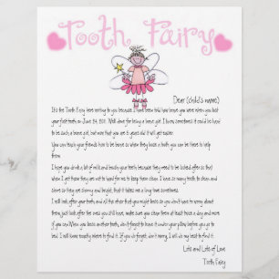 Personalize Tooth Fairy Magic