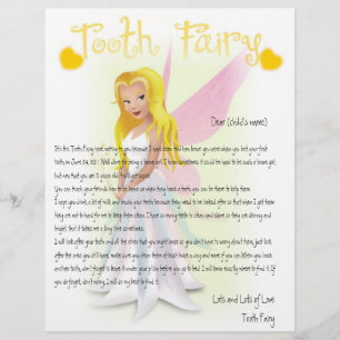 Personalize Tooth Fairy Magic