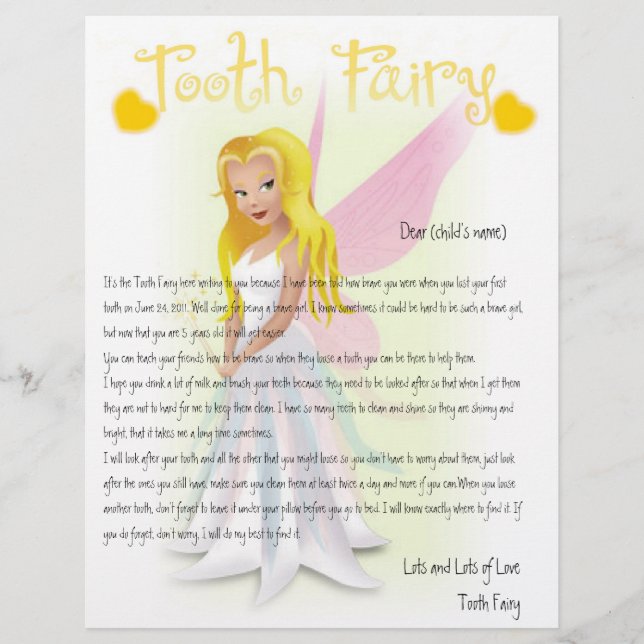 Personalize Tooth Fairy Magic (Front)