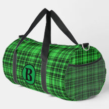 Personalize trendy Name Chequered Plaid