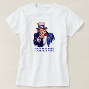 Personalize Uncle Sam T-Shirt