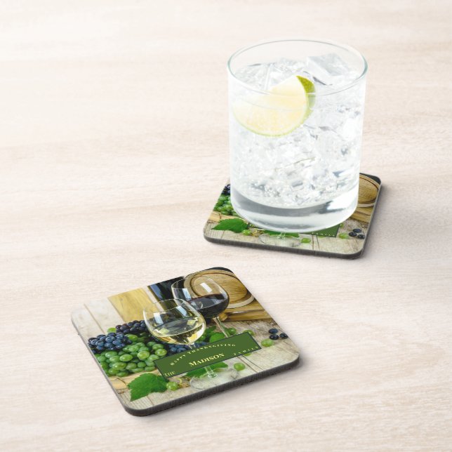 Personalize Unique Thanksgiving Coaster (Right Side)