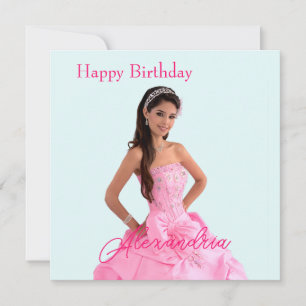 Personalize Upload Photo Add Name Happy Birthday Card