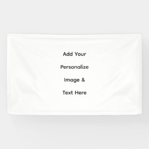 personalize Vinyl Banner, 3' x 5' Banner