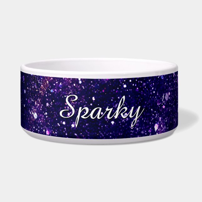 Personalize violet purple abstract galaxy (Front)