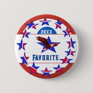 Personalize W/ Favorite Candidate - Vote 2 Inch Round Button