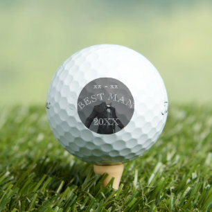 Personalize Wedding Gift Best Man Golf ball