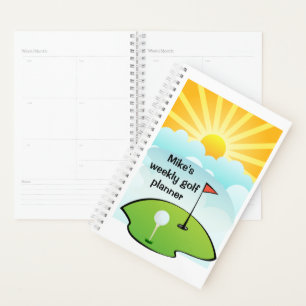 Personalize Weekly Golf Planner
