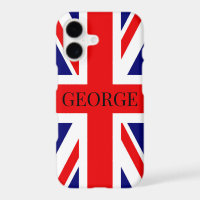 Personalize with a Name British National Flag