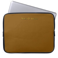 Personalize With Name Initials Brown