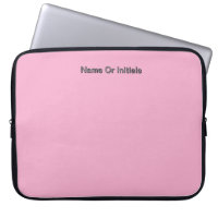 Personalize With Name Initials Pink