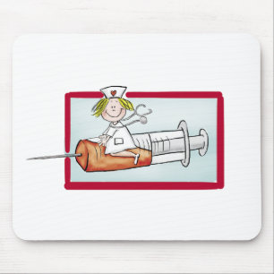 Personalize with name - The Super Nurse Mouse Pad