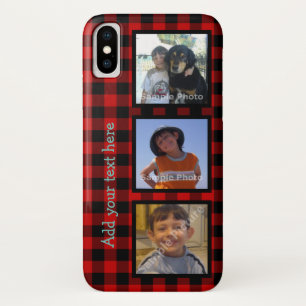Personalize With Photos And Lumberjack Plaid Case-Mate iPhone Case