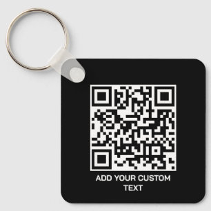 Personalize with QR Code for a Modern Touch Keychain