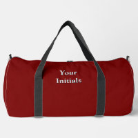 Personalize With Your Initials Red