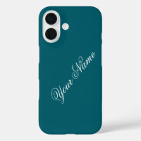 Personalize With Your Name Teal