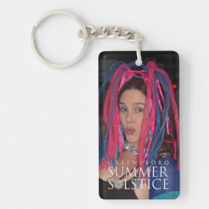 Personalize with Your Own Favourite Festival Photo Keychain