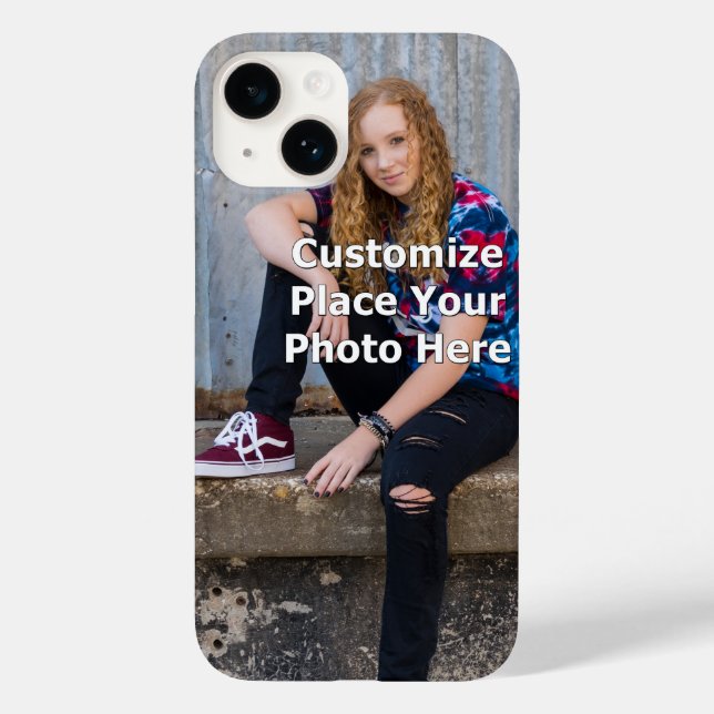 Personalize With Your Photo Case-Mate iPhone Case (Back)