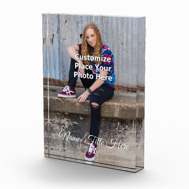 Personalize With Your Photo Photo Block (Right)